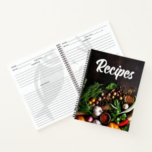Groenten en specerijen Recept Notitieboek