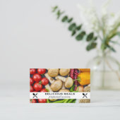 groenten en specerijen | voedselpatroon-Visitekaar Visitekaartje (Staand voorkant)