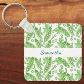 groenten erwten sleutelhanger (Voorkant)