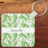 groenten erwten sleutelhanger (Achterkant)