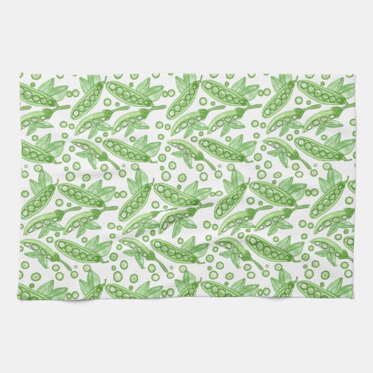 groenten erwten theedoek (Horizontaal)