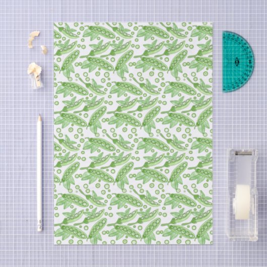 groenten erwten tissuepapier (Craft)