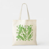 groenten erwten tote bag (Achterkant)