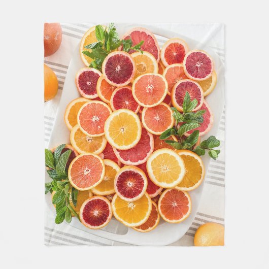  groenten fleece deken (Voorkant)