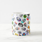 Groenten fruit Barcode Sticker Patroon Koffiemok (Center)