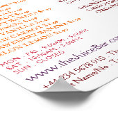 Groenten, fruit en groenten, Adverteren in de Juis Poster (Hoek)