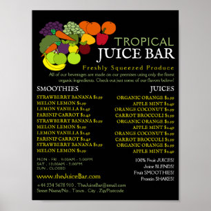 Groenten, fruit en groenten, Adverteren in de Juis Poster