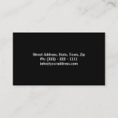 Groenten fruit Juice Vegetarian Pool Bar Visitekaartje (Achterkant)