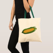  groenten; geelhoorn op de krab tote bag (Voorkant (product))