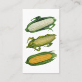  groenten; geelhoorn op de krab visitekaartje (Achterkant)