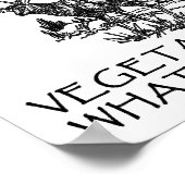 Groenten, geen Poster voor schimmeljacht (Hoek)