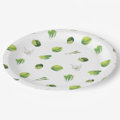 Groenten groenten en fruit papieren bordje (Gekanteld)