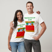 Groenten houden je warm. t-shirt (Unisex)