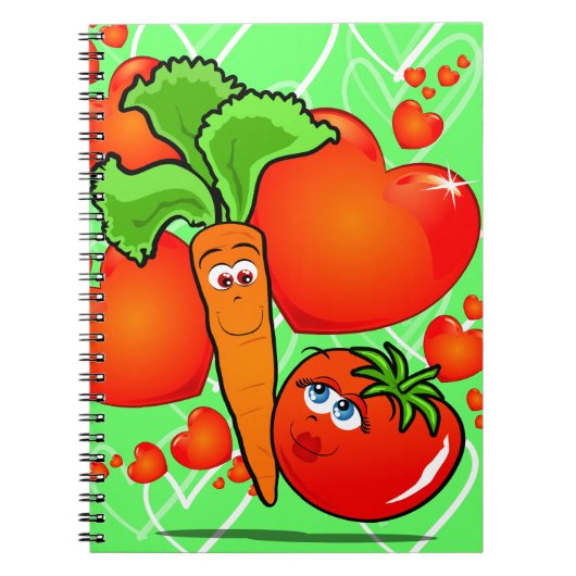 Groenten in de liefde, notitieboek (Voorkant)