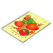 Groenten in de liefde, notitieboek (Linkerzijde)
