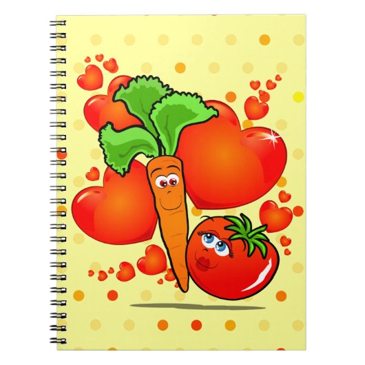 Groenten in de liefde, notitieboek (Voorkant)