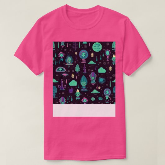 Groenten in het Midwest Universum patroon T-shirt (Design voorkant)