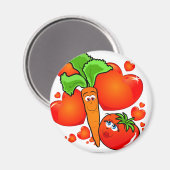 Groenten in liefde, magneet (Voorkant / Achterkant)