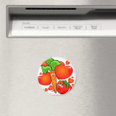 Groenten in liefde, magneet (Insitu (Vaatwasser))