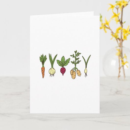 groenten kaart (Gele Bloem)