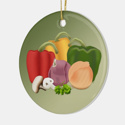 Groenten Keramisch Ornament (Links)