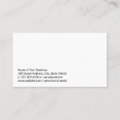 Groenten kruiden | koken visitekaartje (Achterkant)