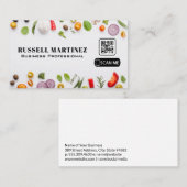 Groenten kruiden | koken visitekaartje (Voorkant / Achterkant)