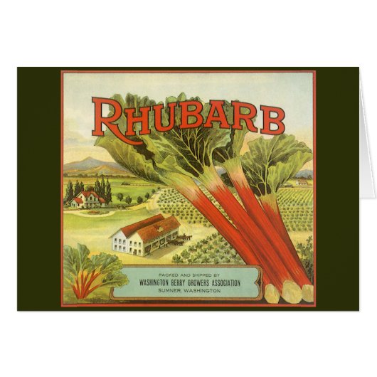  groenten kunnen kunst, Boerderij van Rhubarb, eti (Voorkant Horizontaal)