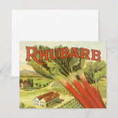  groenten kunnen kunst, Boerderij van Rhubarb, eti (Voorkant / Achterkant)