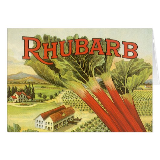 groenten kunnen kunst, Boerderij van Rhubarb, eti (Voorkant Horizontaal)