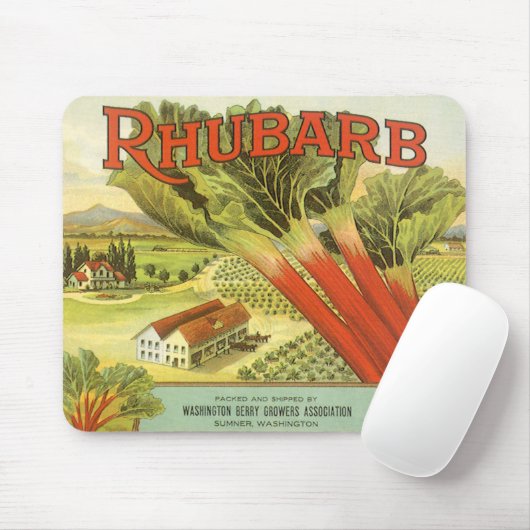  groenten kunnen kunst, Boerderij van Rhubarb, eti Muismat (Met muis)