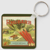  groenten kunnen kunst, Boerderij van Rhubarb, eti Sleutelhanger (Achterkant)
