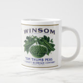 groenten kunnen kunst labelen, winsom erwten grote koffiekop (Rechts)