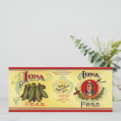 groenten kunnen kunst opnoemen, iona-erwten (Staand voorkant)