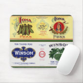  groenten kunnen kunst opnoemen, iona-erwten muismat (Met muis)