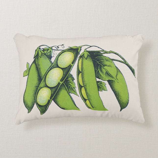  groenten; limabonen, biologisch Boerderij Accent Kussen (Voorkant)