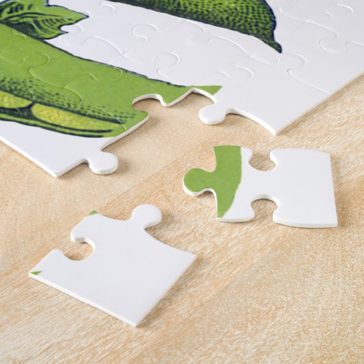 groenten; limabonen, biologisch Boerderij Legpuzzel (Zijkant)