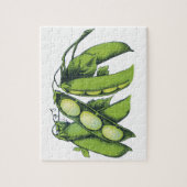 groenten; limabonen, biologisch Boerderij Legpuzzel (Verticaal)