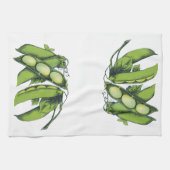 groenten; limabonen, biologisch Boerderij Theedoek (Horizontaal)