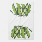 groenten; limabonen, biologisch Boerderij Theedoek (Verticaal)