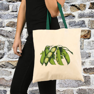 groenten; limabonen, biologisch Boerderij Tote Bag