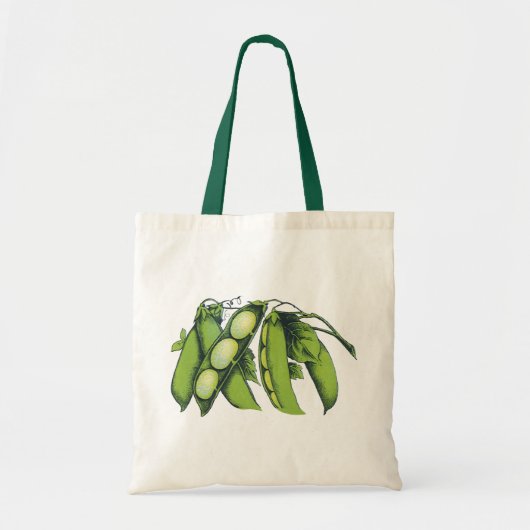  groenten; limabonen, biologisch Boerderij Tote Bag (Voorkant)