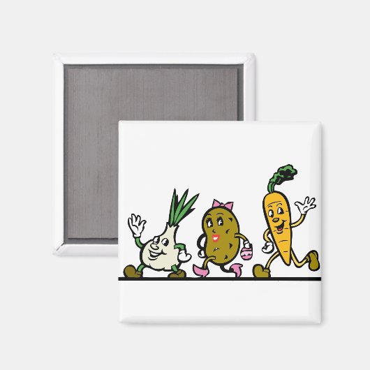 Groenten Magneet (Voorkant / Achterkant)