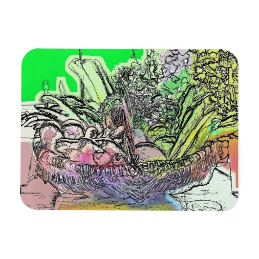 GROENTEN MAGNEET (Horizontaal)