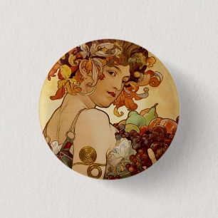 Groenten - najaar 1897 ronde button 3,2 cm