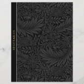 Groenten | Ontvanger divider |  zwarte Floral (Achterkant)