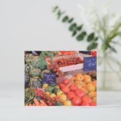 groenten op een markt in de Provence Briefkaart (Staand voorkant)