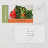 Groenten - Plantaardige Visitekaartjes in water (Voorkant / Achterkant)