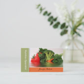 Groenten - Plantaardige Visitekaartjes in water (Staand voorkant)