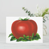 groenten, rode ripe tomaat kaart (Staand voorkant)